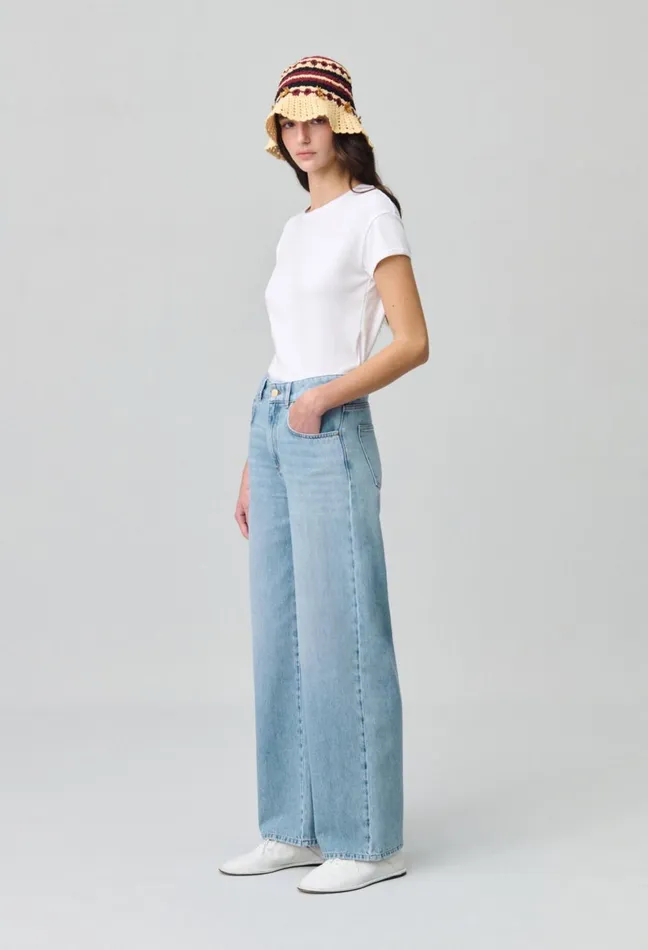 Claudie Pierlot Straight Leg Denim Jeans Denim Mid Blue Women Jeans And Trousers Claudie Pierlot Straight Leg Denim Jeans Denim Mid Blue Women Jeans And Trousers