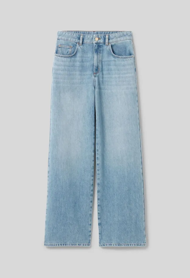 Claudie Pierlot Straight Leg Denim Jeans Denim Mid Blue Women Jeans And Trousers Claudie Pierlot Straight Leg Denim Jeans Denim Mid Blue Women Jeans And Trousers