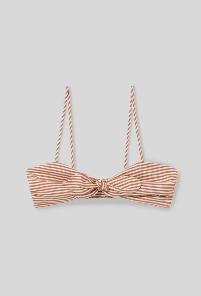 Claudie Pierlot Striped Bandeau Top Dualcolor Women Tops And Shirts Claudie Pierlot Striped Bandeau Top Dualcolor Women Tops And Shirts