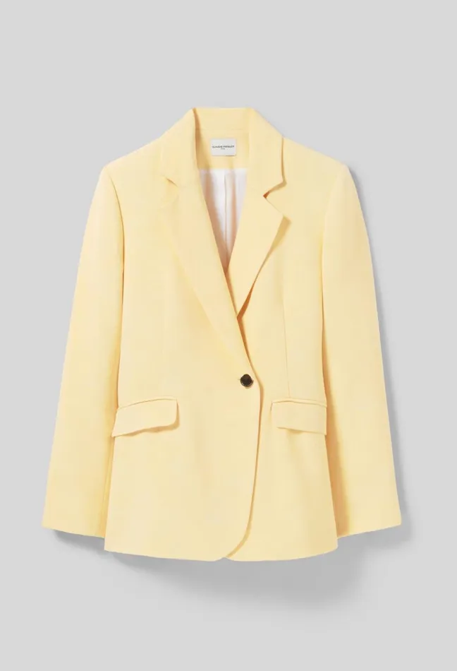 Claudie Pierlot Tailored Blazer Straw Women Blazers