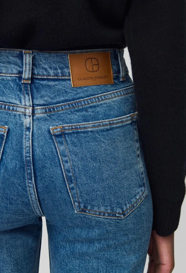 Claudie Pierlot Toto Slim 78 Jeans Faded Blue Light Denim Women Jeans And Trousers Claudie Pierlot Toto Slim 78 Jeans Faded Blue Light Denim Women Jeans And Trousers