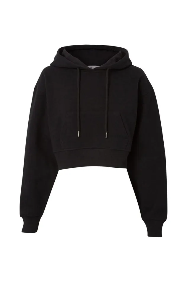 Clothing Supr Hoodies and Trackies Taylah Cropped Hoodie Black