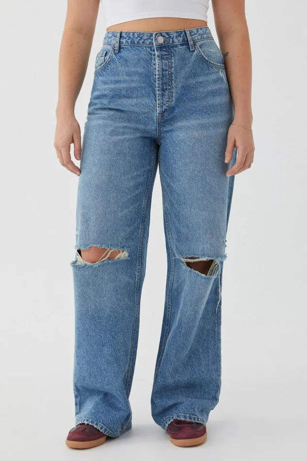 Clothing Supr Jeans High Rise Wide Jean Naples Blue
