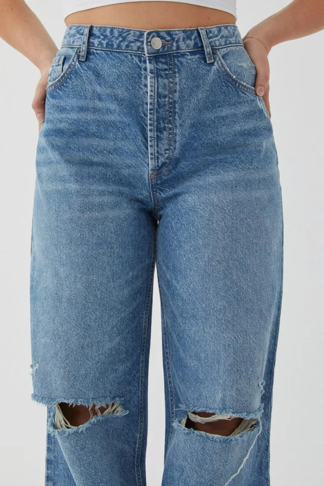 Clothing Supr Jeans High Rise Wide Jean Naples Blue