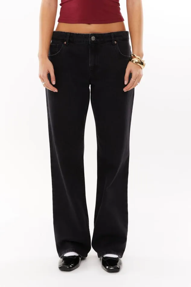 Clothing Supr Jeans Low Rise Straight Jean True Black