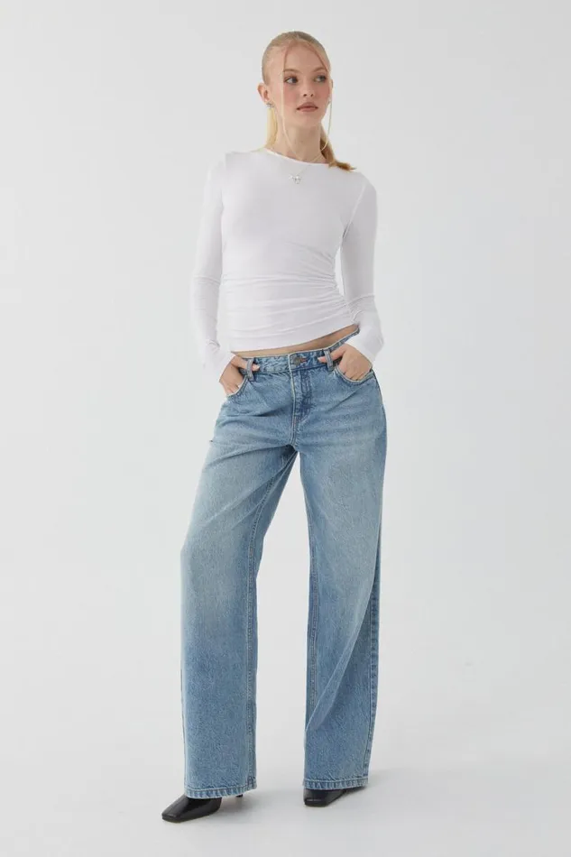 Clothing Supr Long Sleeve Tops Soft Brit Long Sleeve Top White