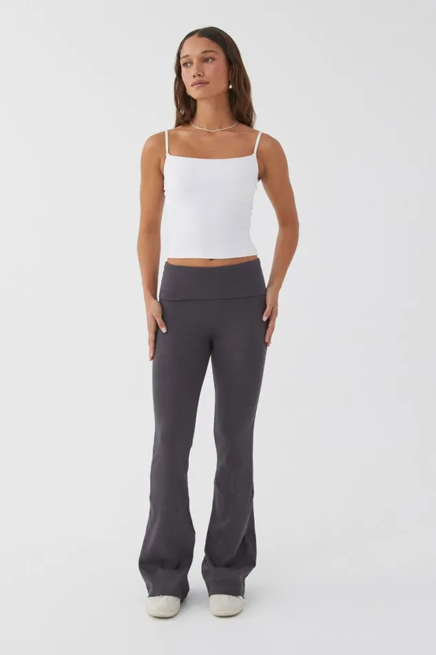 Clothing Supr Pants Fold Back Flare Pant Phantom