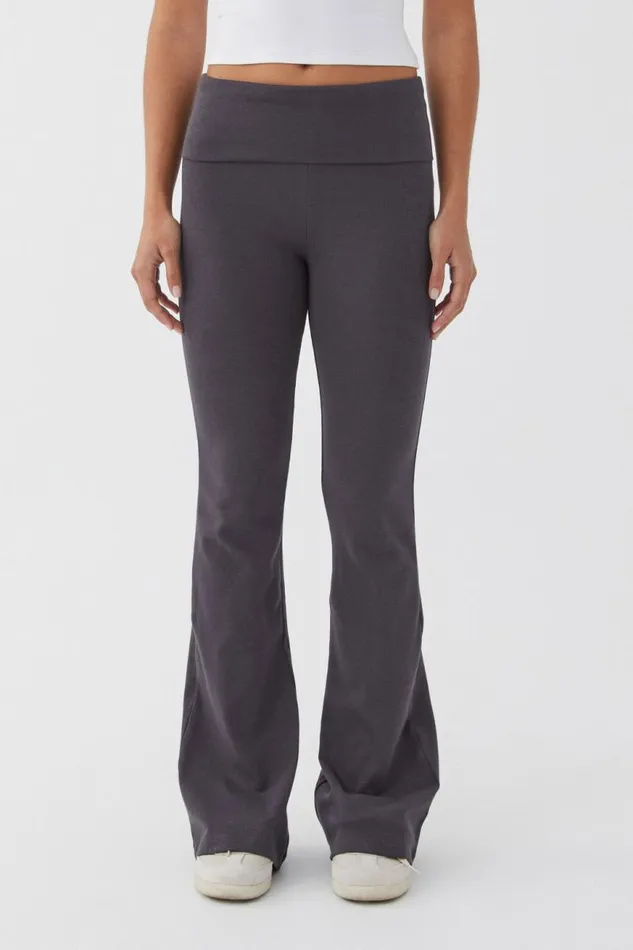 Clothing Supr Pants Fold Back Flare Pant Phantom