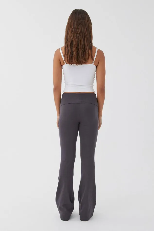 Clothing Supr Pants Fold Back Flare Pant Phantom