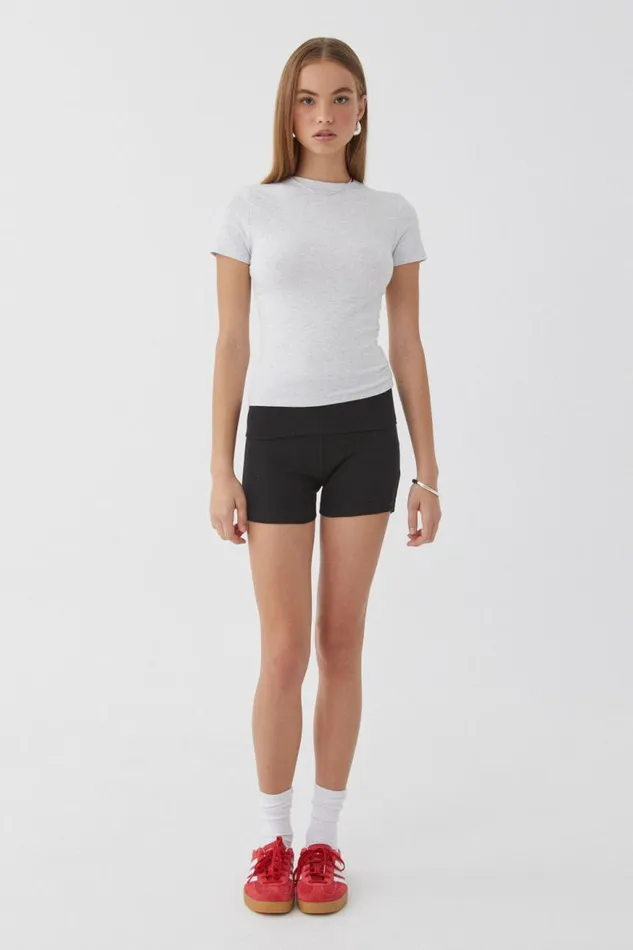 Clothing Supr Shorts Fold Back Booty Short Black