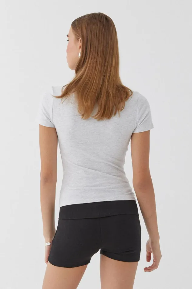 Clothing Supr Shorts Fold Back Booty Short Black