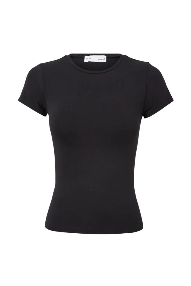 Clothing Supr T Shirts Soft Longline Tee Black