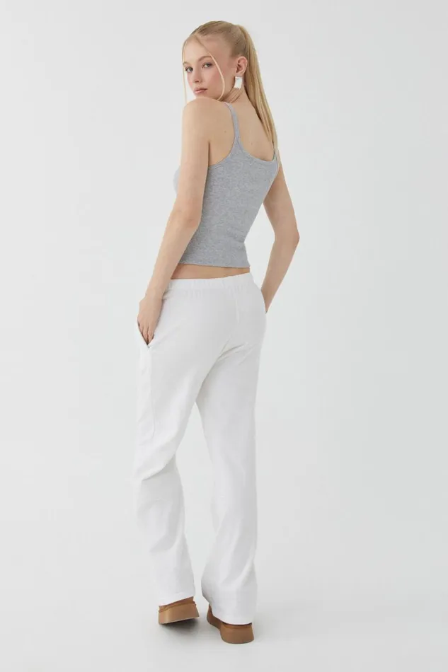 Clothing Supr Tank Tops Paris Scoop Neck Tank Grey Marle