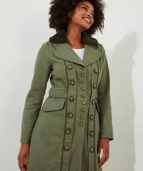 Coats and Jackets Joebrowns Apparel Estelle Military Coat Green