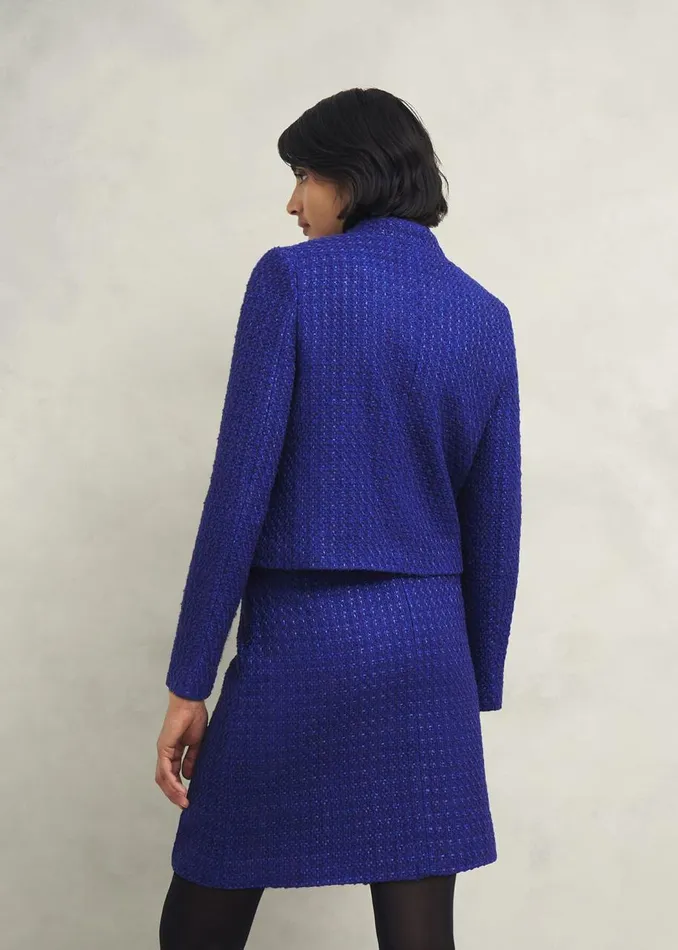 Coats and Jackets Women HOBBS Khloe Jacket With Wool Cobalt