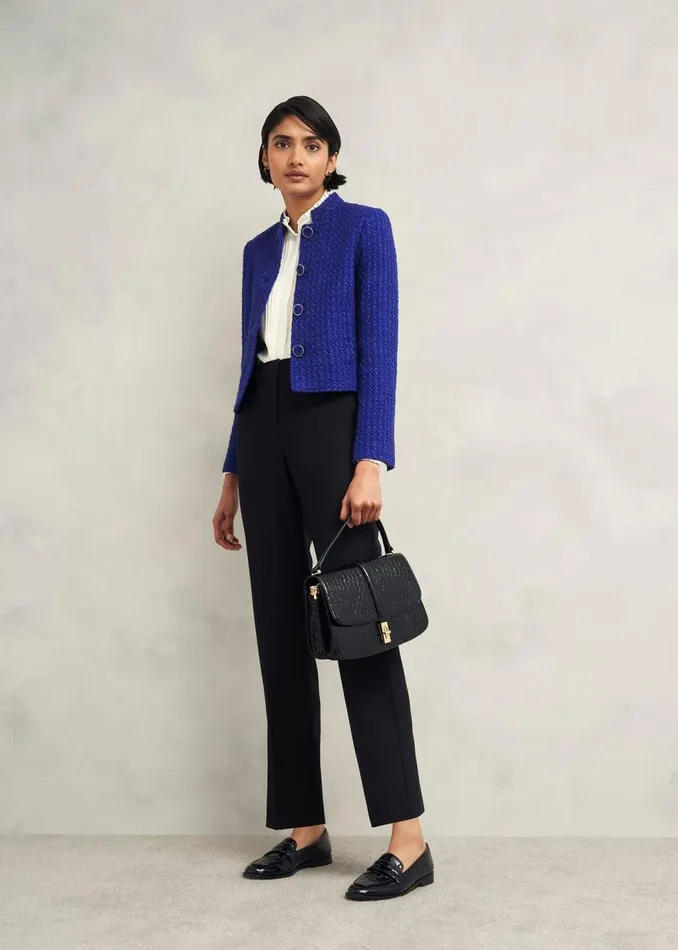 Coats and Jackets Women HOBBS Khloe Jacket With Wool Cobalt