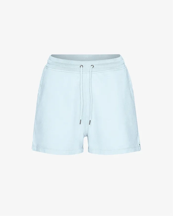 Colorfulstandard Shorts Women Women Organic Sweatshorts 8211 Polar Blue