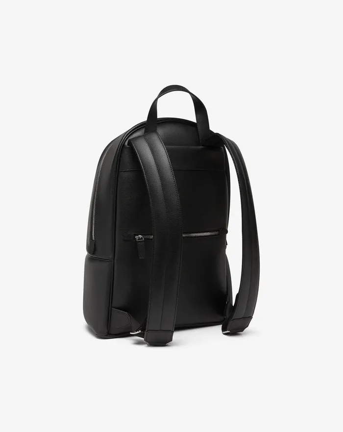 Corneliani Bags And Small Leather Goods Black Leather Backpack For Men 8211 Men
