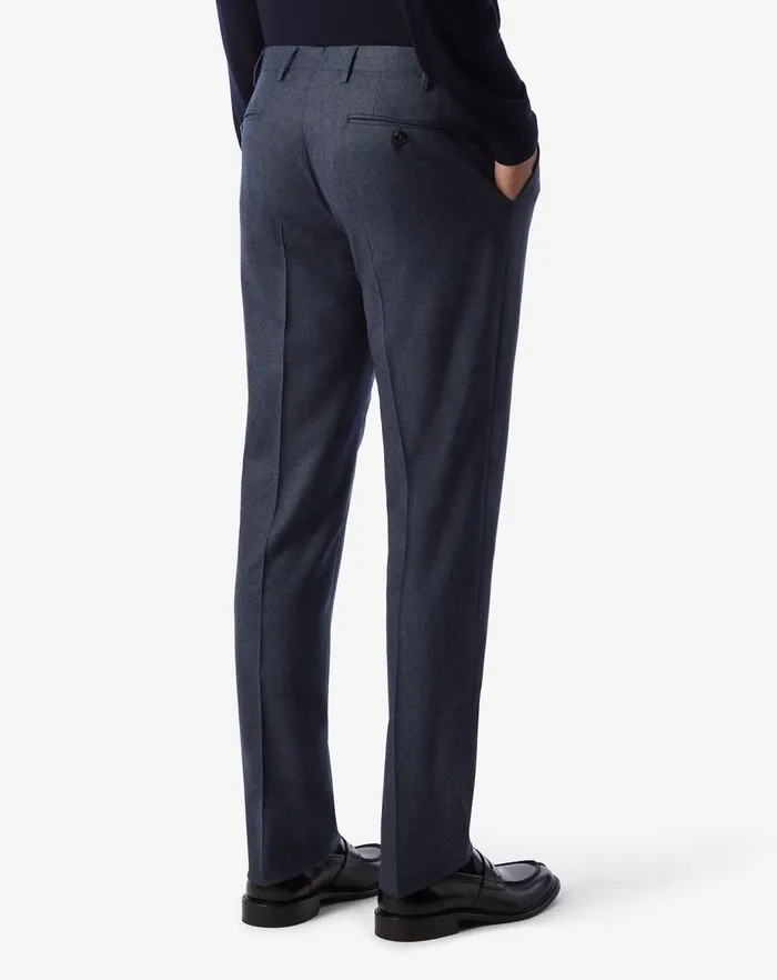 Corneliani Pants Blue Pure Wool Trousers For Men 8211 Men