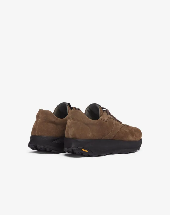 Corneliani Shoes Tobacco Brown Suede Running Shoes For Men 8211 Men