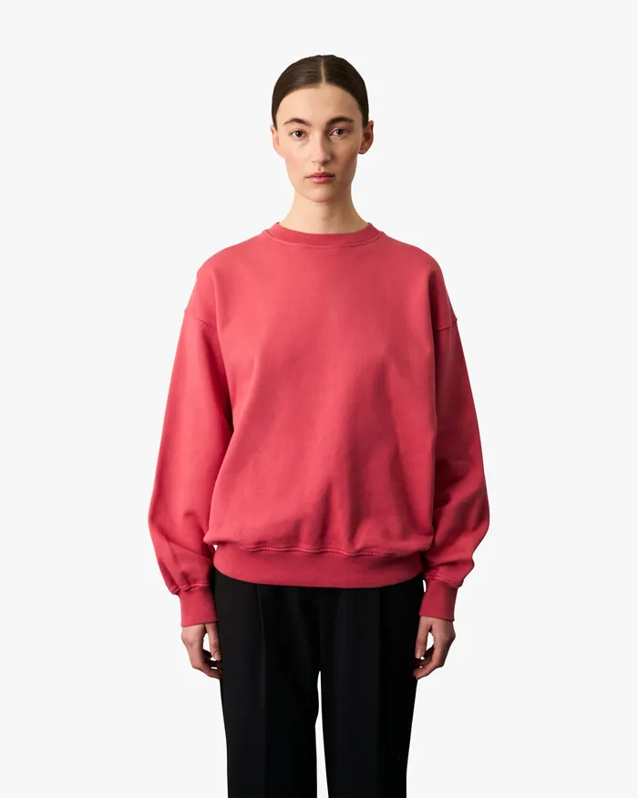 Crewneck Sweatshirts Women Colorfulstandard Organic Oversized Crew 8211 Storm Grey