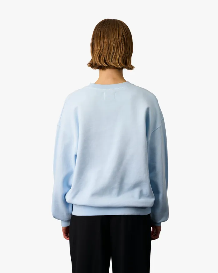 Crewneck Sweatshirts Women Organic Oversized Crew 8211 Magenta Blaze Colorfulstandard