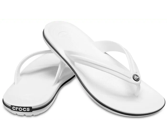 Crocband Flip White Women Crocs Sandals