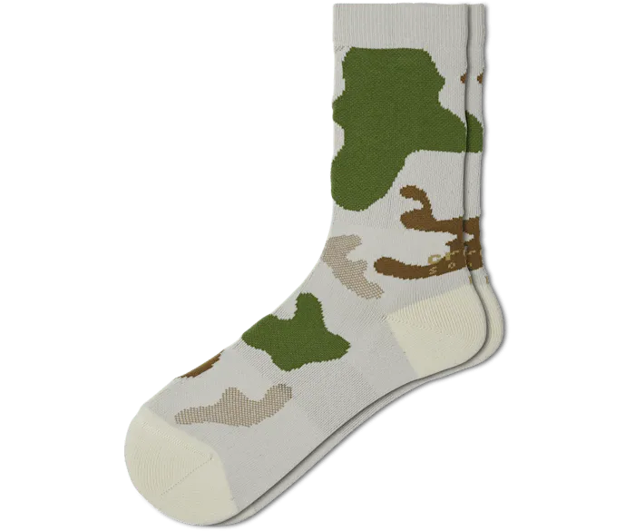 CrocsSocks Camo Crew Camo Camouflage MenWomen Crocs Socks