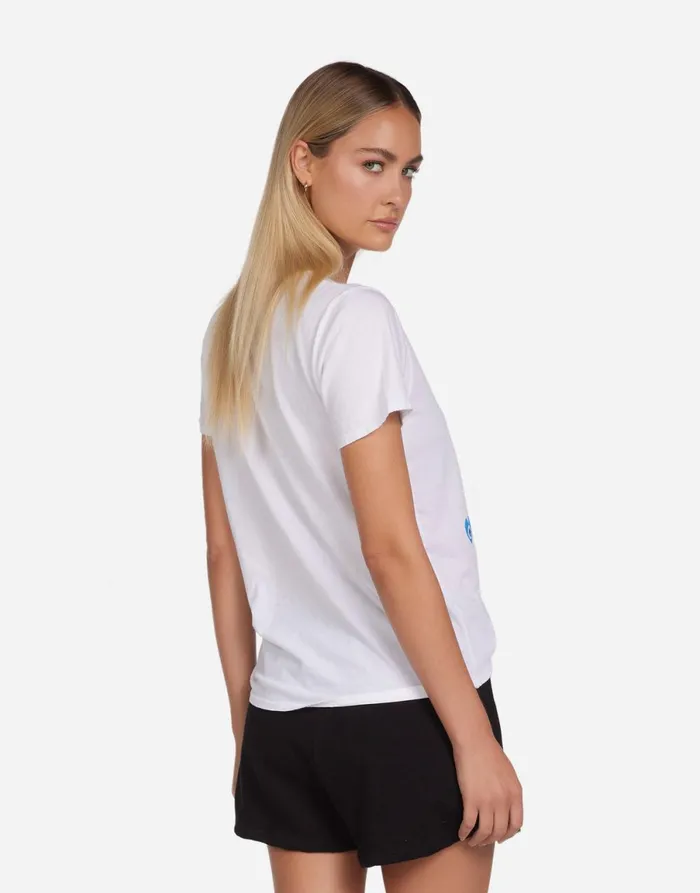 Croft Love Collage White Women039s Lauren Moshi Short Sleeve