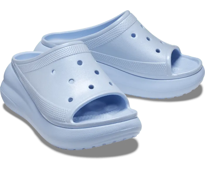 Crush Meta Pearl Slide Blue Calcite Women Crocs Sandals
