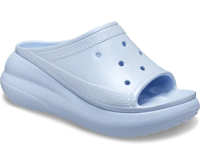 Crush Meta Pearl Slide Blue Calcite Women Crocs Sandals