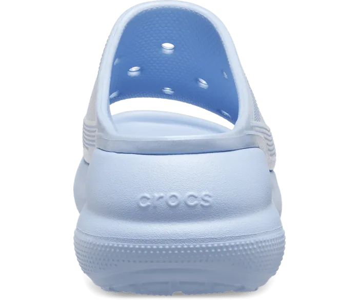 Crush Meta Pearl Slide Blue Calcite Women Crocs Sandals