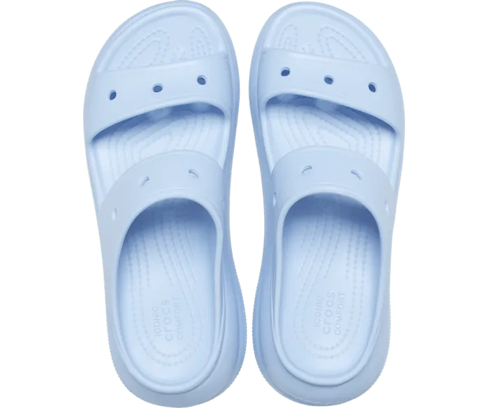 Crush Sandal Blue Calcite Women Crocs Platforms 038 Wedges