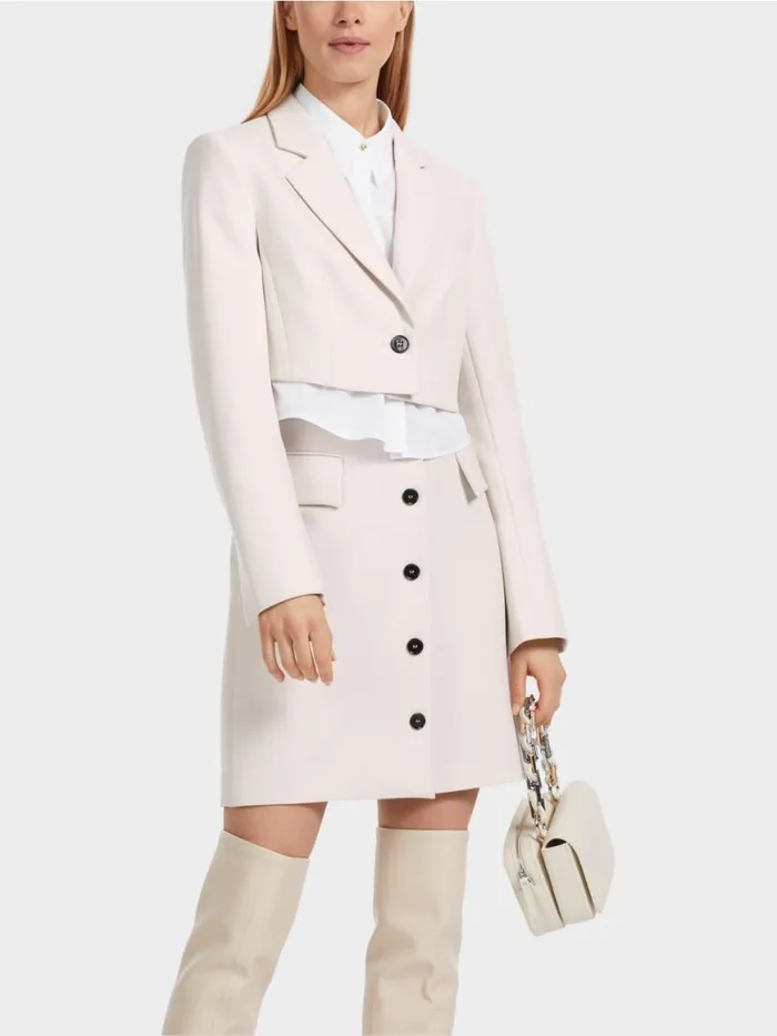 Damen Marc Cain Blazer Aktueller Kurzblazer Smoke