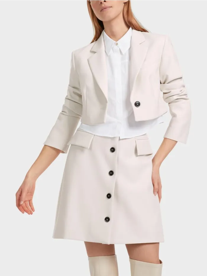 Damen Marc Cain Blazer Aktueller Kurzblazer Smoke