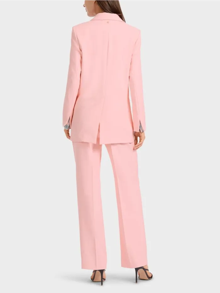 Damen Marc Cain Blazer Blazer Im CrinkleLook Soft Powder Pink
