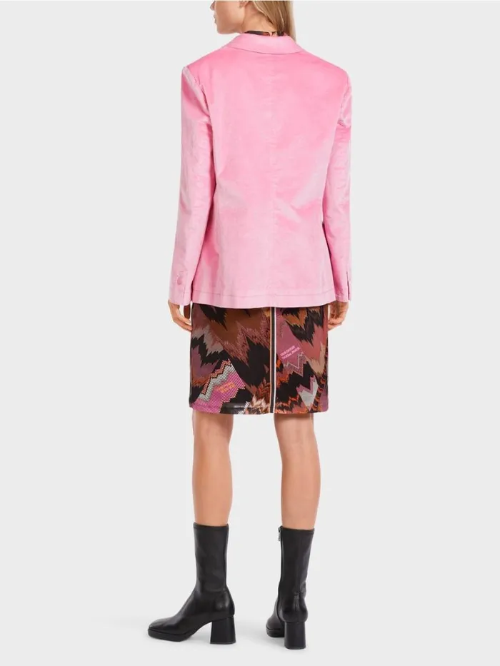 Damen Marc Cain Blazer Blazer Im Weichen Material Bright Orchid
