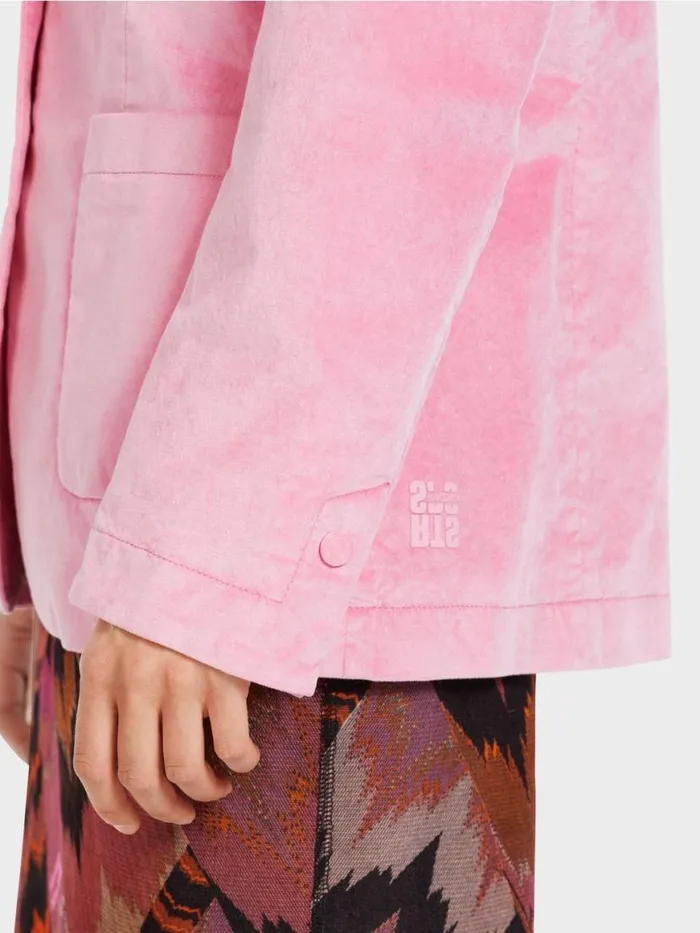 Damen Marc Cain Blazer Blazer Im Weichen Material Bright Orchid
