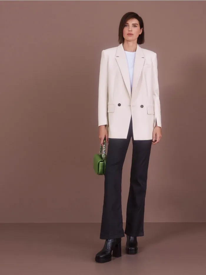 Damen Marc Cain Blazer Klassischer Blazer Smoke