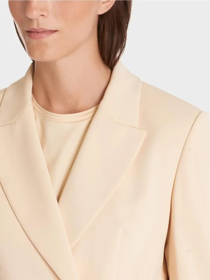Damen Marc Cain Blazer Langer Blazer Dark Cream