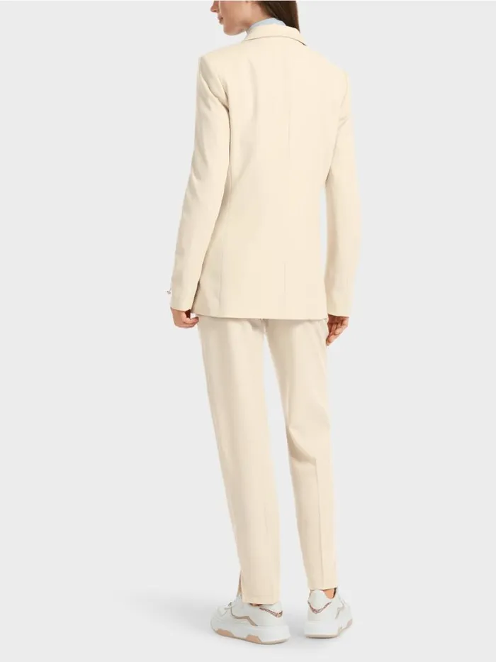 Damen Marc Cain Blazer Taillierter Blazer Soft Moon Rock