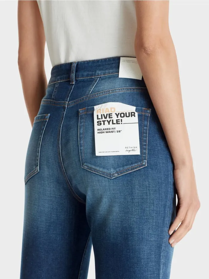 Damen Marc Cain Jeans 034Rethink Together034 Jeans RIAD Blue Denim