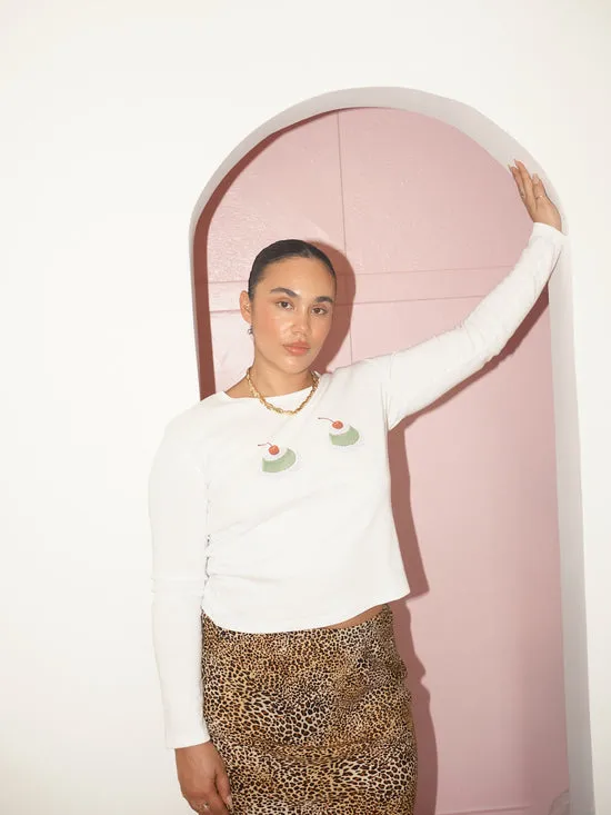 Dana Long Sleeve Tee Jelly Cakes Women Tops Lisa Says Gah