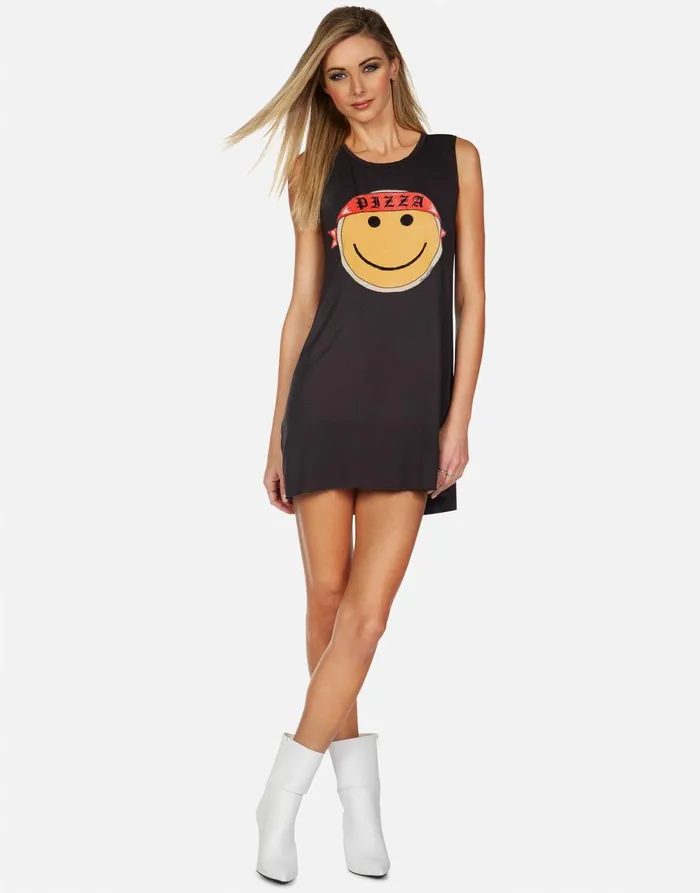 Deanna Happy Pizza Onyx Women039s Lauren Moshi Dresses