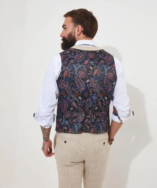 Delightful Check Waistcoat Cream Apparel Coats and Jackets Joebrowns Delightful Check Waistcoat Cream Apparel Coats and Jackets Joebrowns