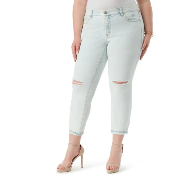 Denim Clothing Jessica Simpson Mika Best Friend Slouchy Skinny In Enlighten