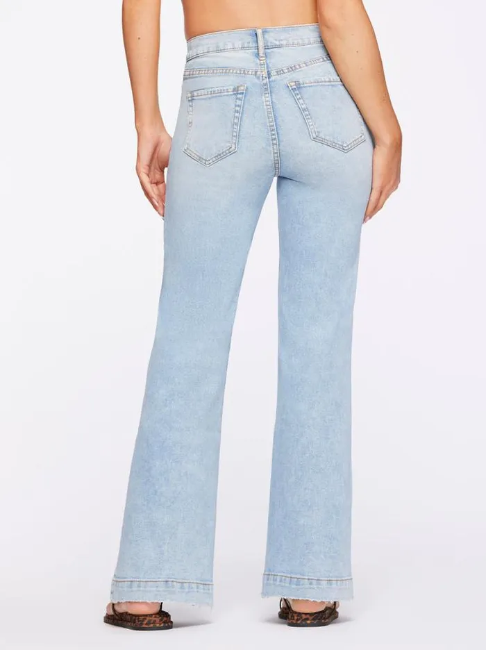 Denim Clothing Jessica Simpson True Love Wide Leg Trouser Jeans In Carry On