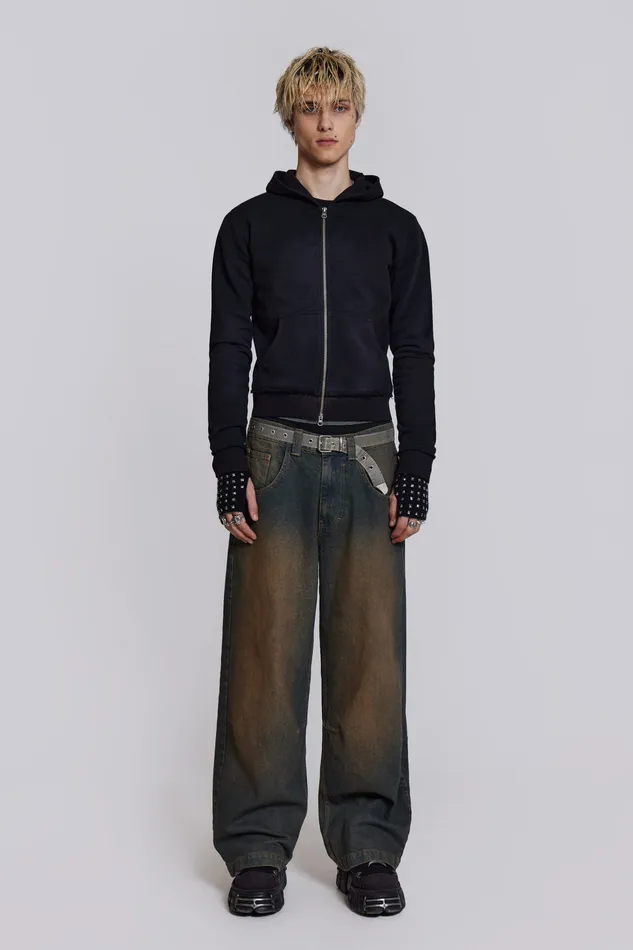 Denim Men Jaded London Shop Sand Tint Colossus Jeans