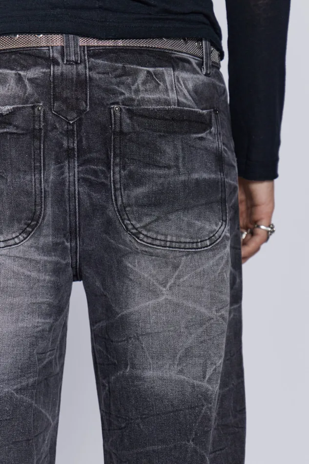 Denim Shop Black Crease Blaze Jeans Jaded London Men