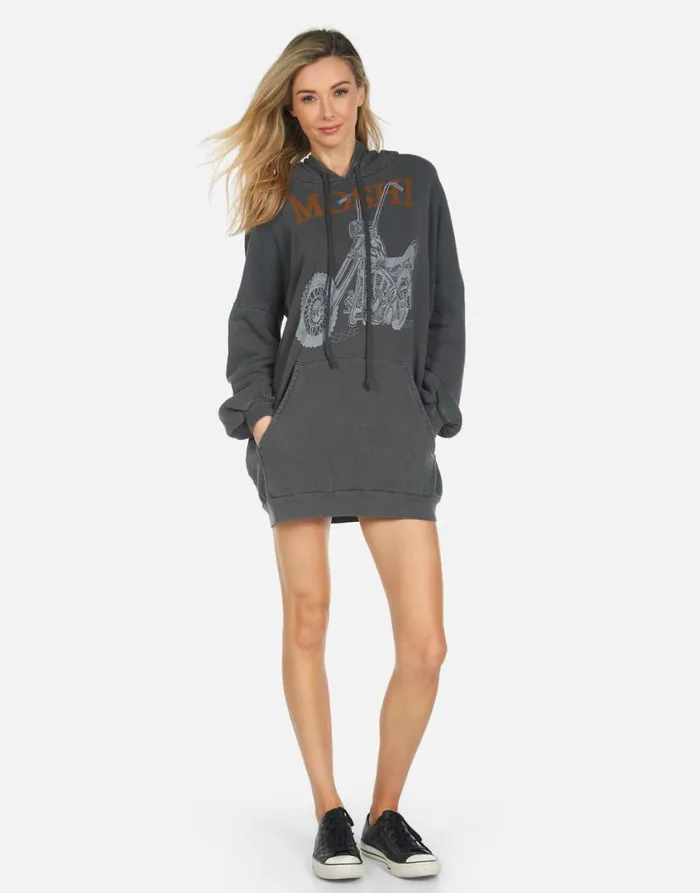 Desiree Moshi Ride Pigment Black Women039s Lauren Moshi Hoodies